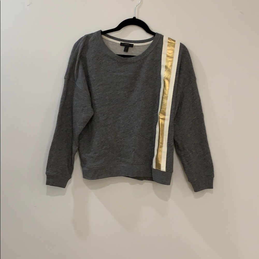 J. Crew sweater with stripe detail